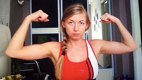 Armwrestling, girl armwrestling muscle, girl biceps