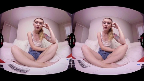 Facesitting, natural tits, virtual