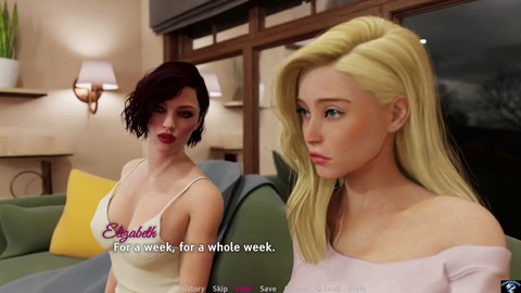 Expérience animée en 3D sexy