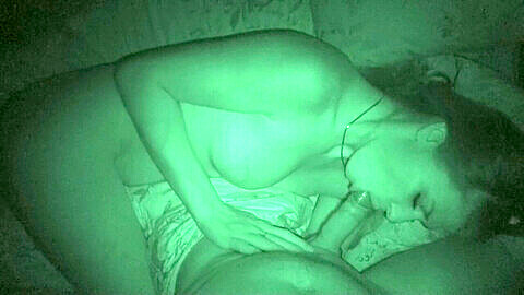 Point of view, night vision, teen anal