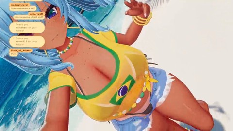 Manga-inspired adult experience with ASMR and MMD