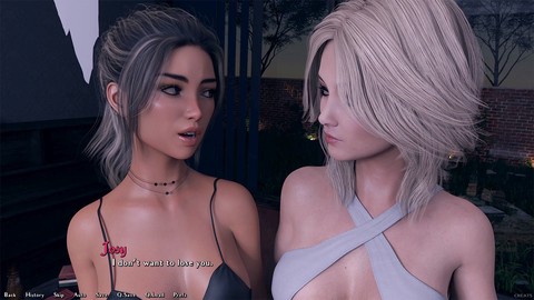 Adult visual novel featuring vaginal scenes and being a dik