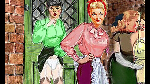 Sissy comics, vault girls episode 55, russian village girls
