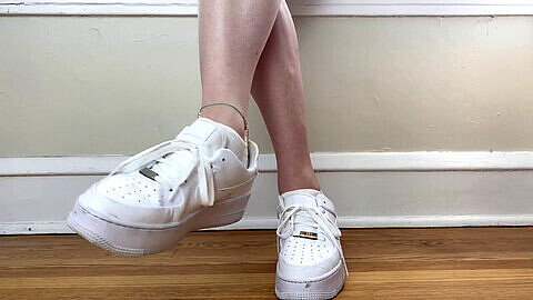 Dirty sneakers, hostess dipping shoeplay, dirty sock smelling