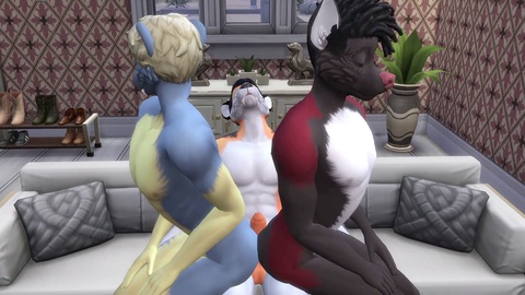Furry animation, gay video game, 卡通