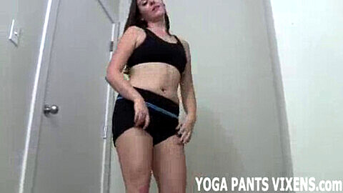 Yoga-pants, joi, female dominance