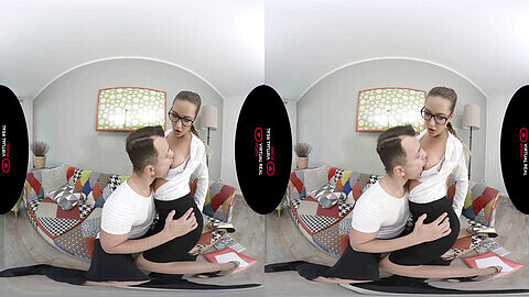 3d vr bisexuell, stable, alexis brill vr