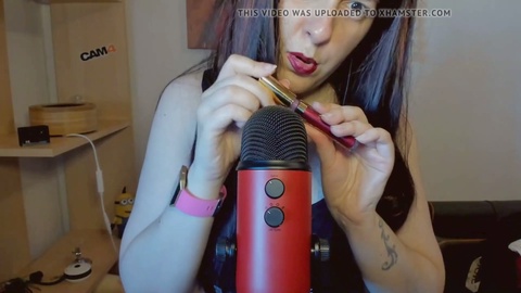 Sensual ASMR experience with a mind-blowing deepthroat twist