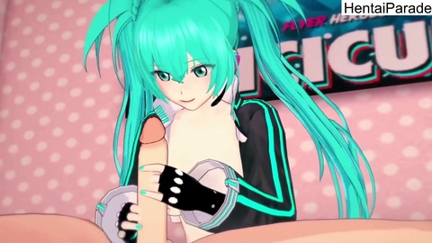 Hatsune Miku hentai animation leads to hot sex after gig