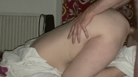 Busty amateur wife with hairy pussy enjoys being submissive
