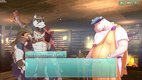 Husky, gay puzzle quest, male protagonist