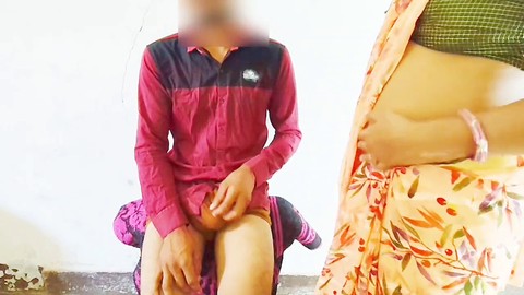 Beautiful indian maid, stroking, devar bhabhi