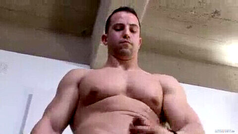 Casting-audition, muscle-hunk, wank-off