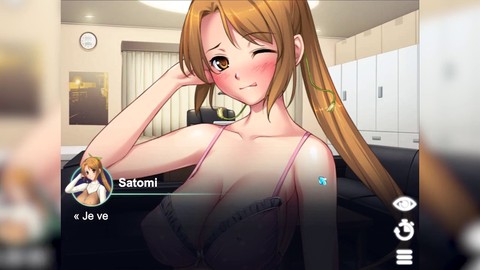Un eroge (jeu vidéo japonais sur le thème érotique ), detective, hentais