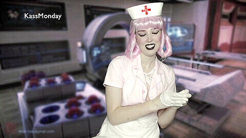 Enfermera dominante disfruta estirando tu trasero con Lampwick de Mr. Hankey (con la participación de la Enfermera Joy)