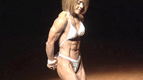Muscle girl, japanese, muscle