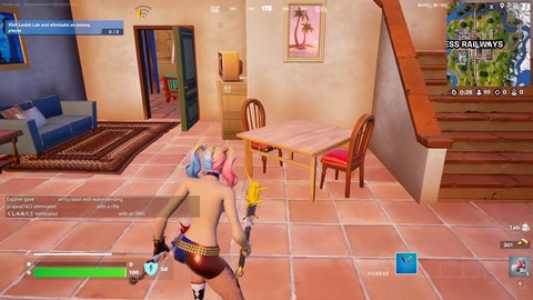 Harley Quinn in Fortnite si spoglia - Mod nude di gameplay e divertimento per adulti!